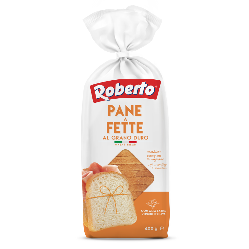 Roberto durumliszttel készült szeletelt kenyér 400 g