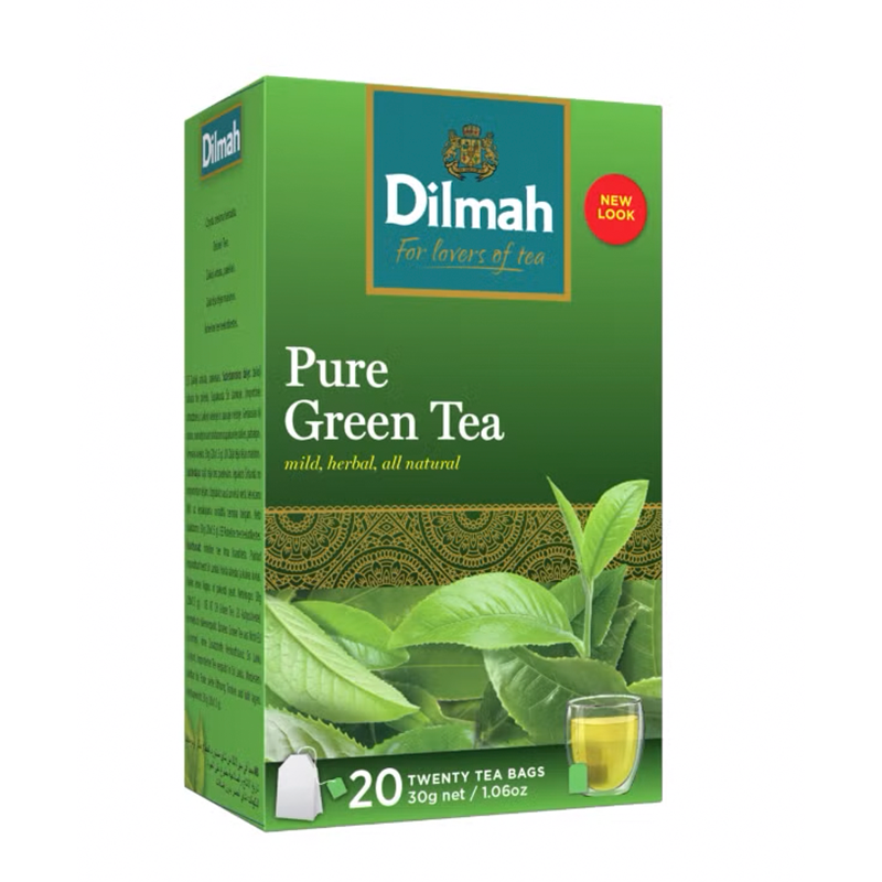 Dilmah zöld tea 30 g pure green 20 filteres