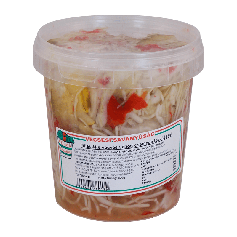 Füles-féle vegyes vágott 800 g / 400 g csemege