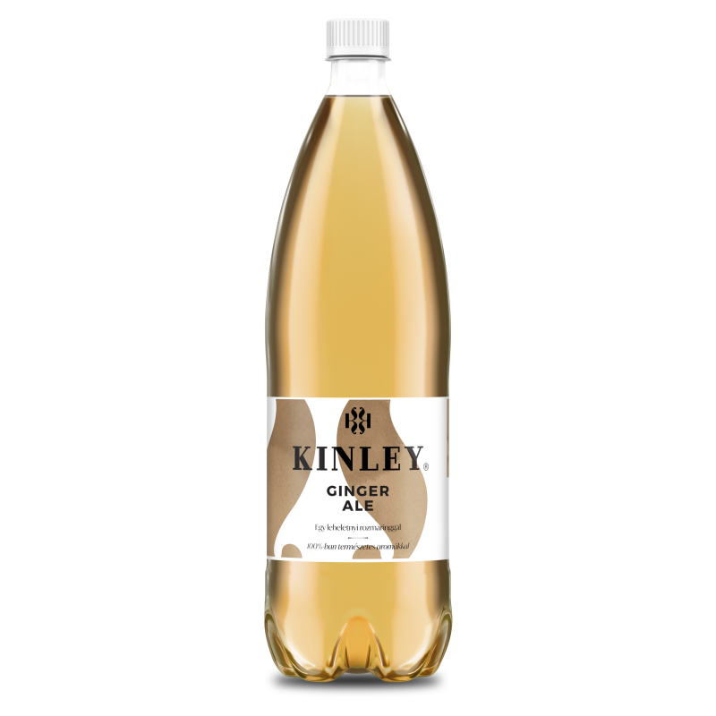 Kinley Ginger Ale gyömbérízű szénsavas üdítőital 1,5 l leheletnyi rozmaringgal