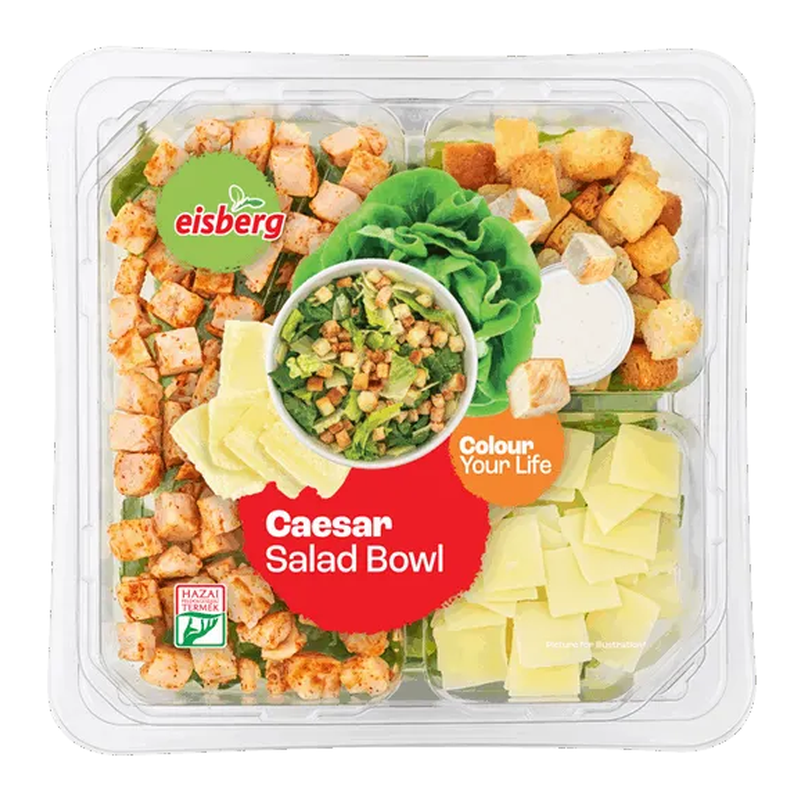 Eisberg Csirkés Cézár salátatál 210 g