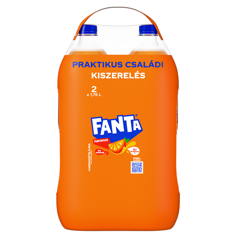Fanta narancs szénsavas üdítőital 2x1,75 l