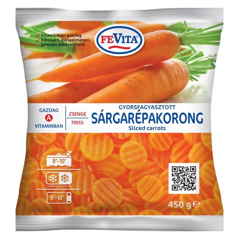 FeVita gyorsfagyasztott zsenge sárgarépakorong 450 g