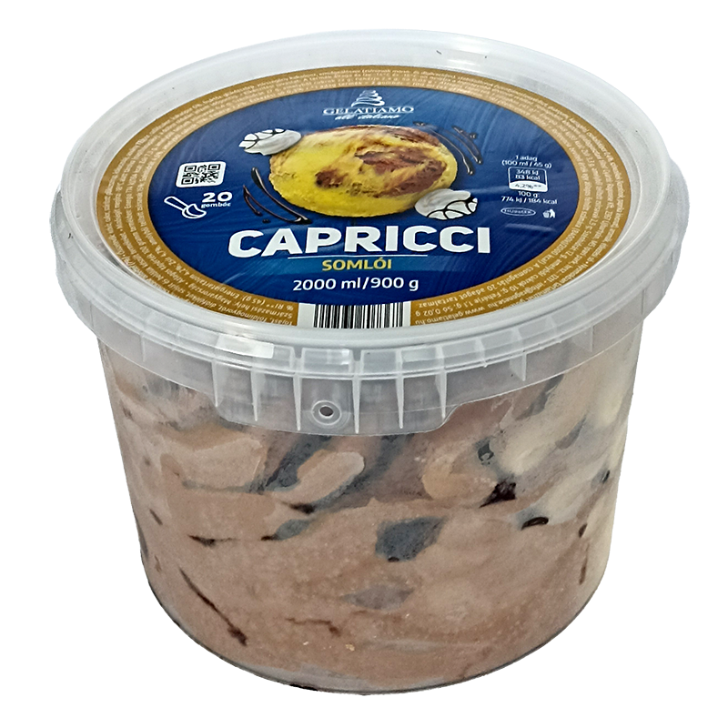 Gelatiamo Capricci jégkrém 2000 ml somlói