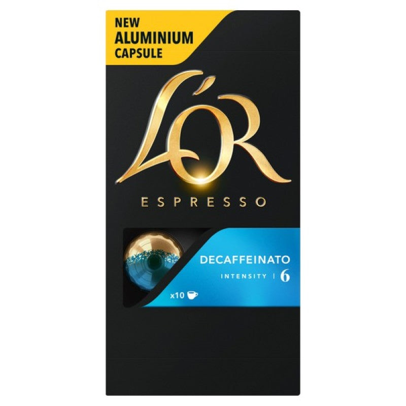 L'OR Espresso kávékapszula 10 db decaffeinato, koffeinmentes Nespresso ®kávégép kompatibilis termék