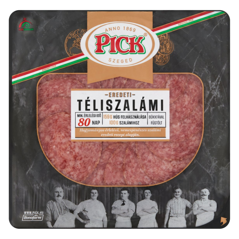 PICK eredeti téliszalámi körtálcás 70 g szeletelt