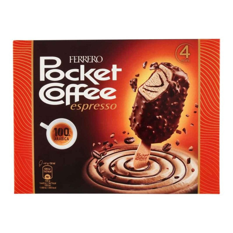 Pocket Coffee pálcikás jégkrém 4x41 g