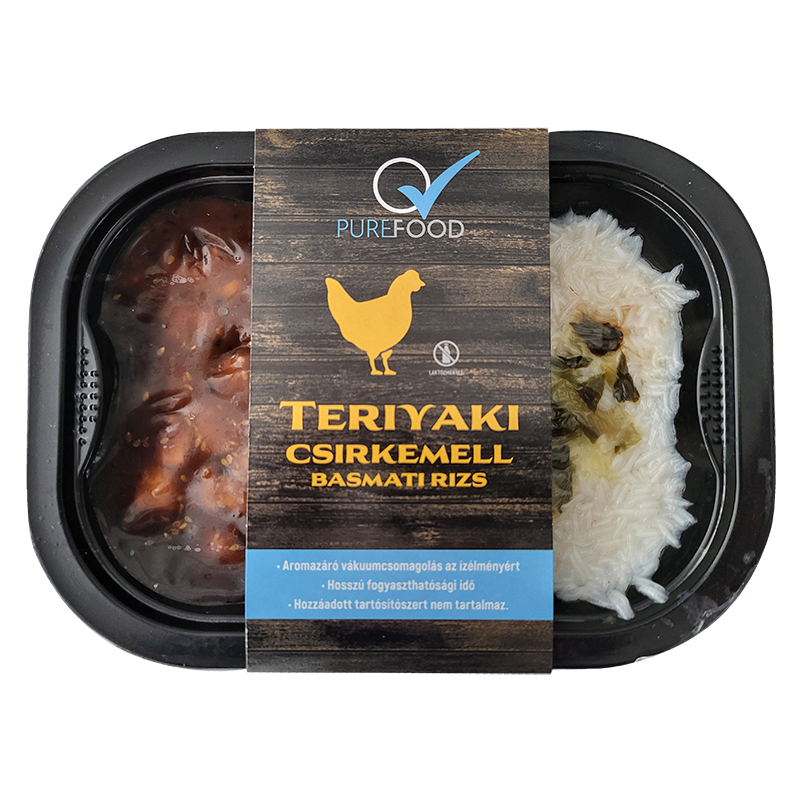 Purefood Teriyaki csirkemell basmati rizzsel 350 g