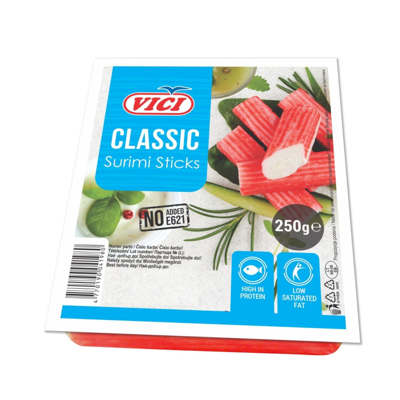 Vici Classic surimi rákízű halrúd 250 g