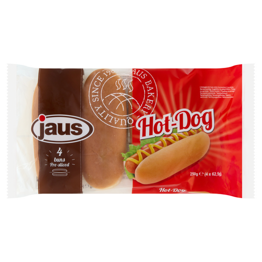 Jaus hot-dog kifli 4 db 250 g
