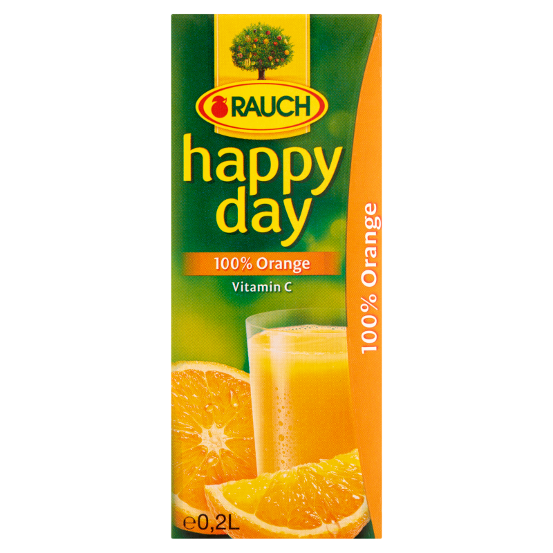Rauch Happy Day 0,2 l narancs 100%