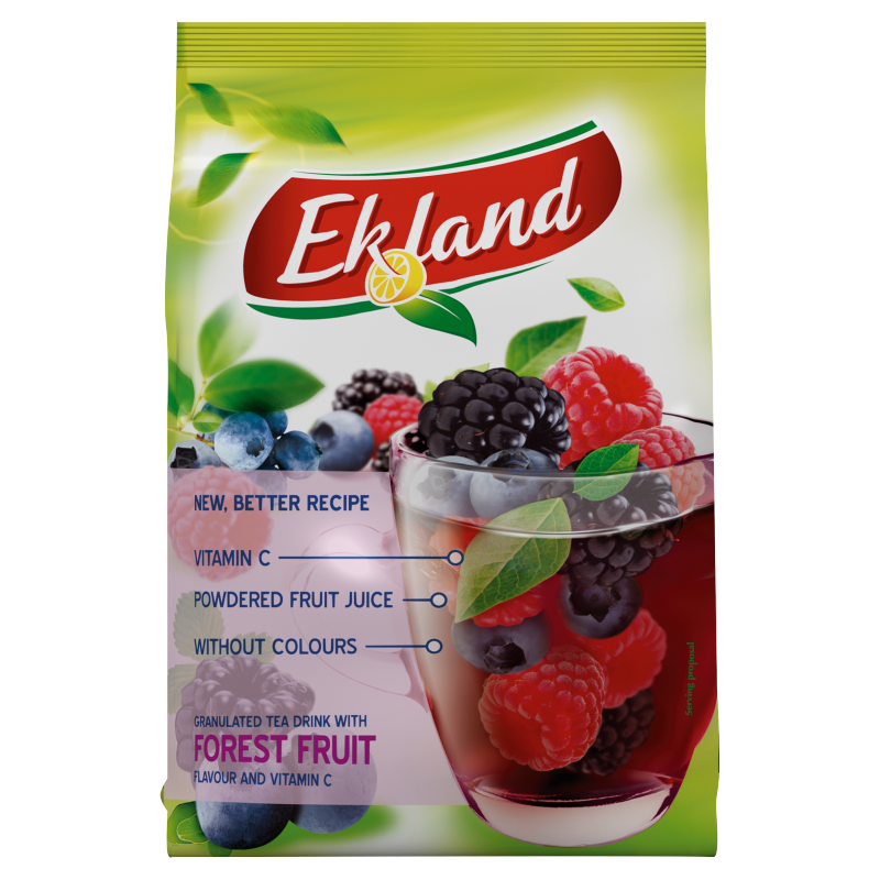 Ekland instant tea italpor 300 g erdei gyümölcs ízű