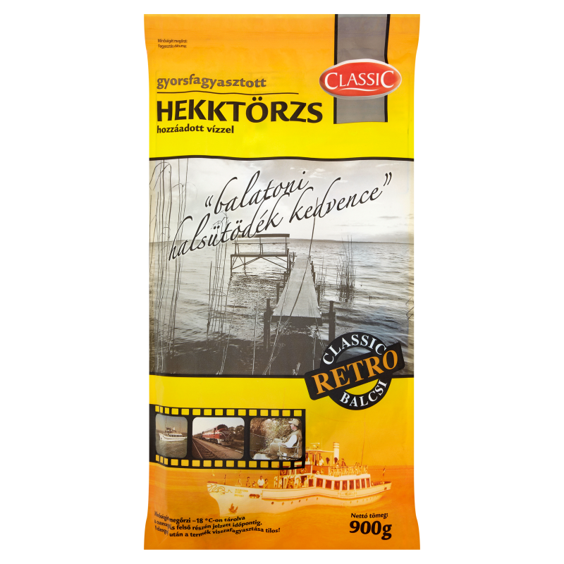 Classic fagyasztott hekktörzs 900 g