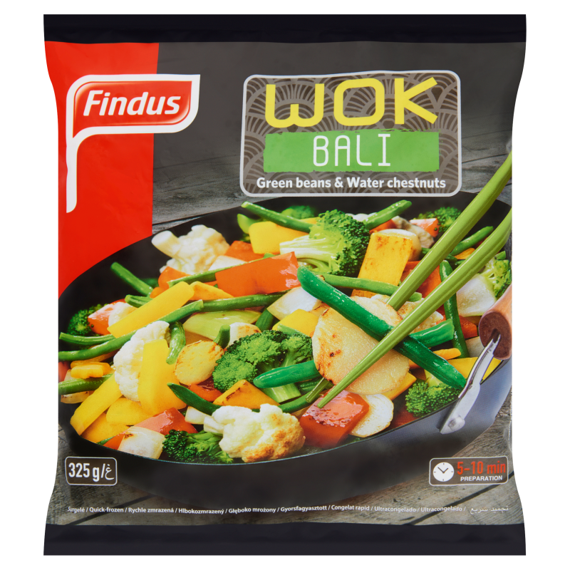 Findus Wok fagyasztott zöldségkeverék 325 g Bali