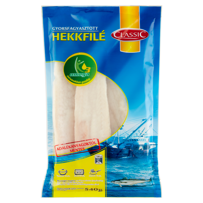 Classic fagyasztott hekkfilé 540 g