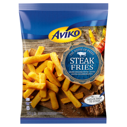 Aviko Steak Fries extra vastag hasábburgonya 750 g