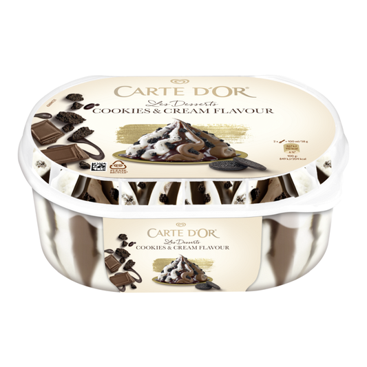 Carte d'Or jégkrém 825 ml csokoládés-kekszes