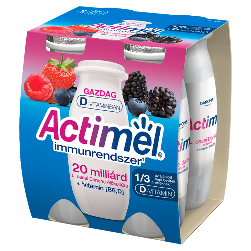 Danone Actimel élőflórás joghurtital 4x100 g erdei gyümölcs
