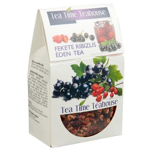 Tea Time Teahouse gyümölcstea 100 g fekete ribizlis éden