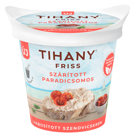 Tihany Friss habosított szendvicskrém 140 g szárított paradicsomos