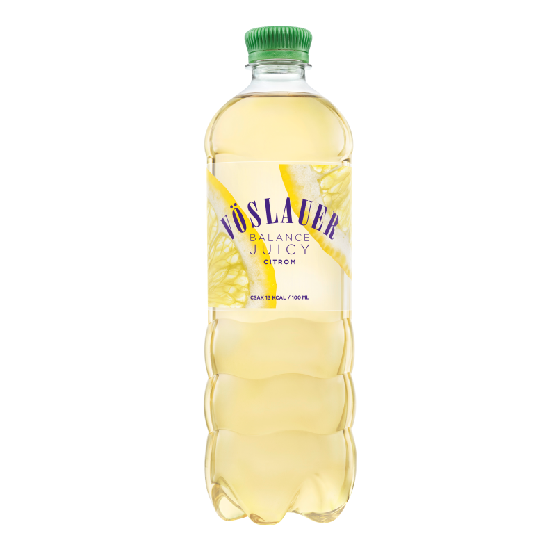 Vöslauer Balance Juicy szénsavas ásványvíz 750 ml citrom