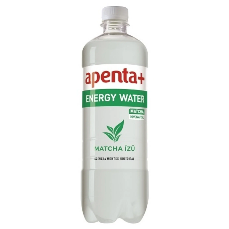 Apenta+ Energy Water szénsavmentes üdítő 0,75 l matcha ízű