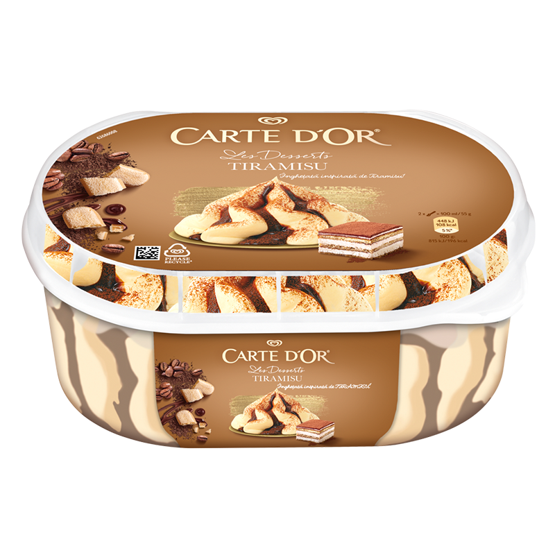 Carte d'Or jégkrém 825 ml tiramisu
