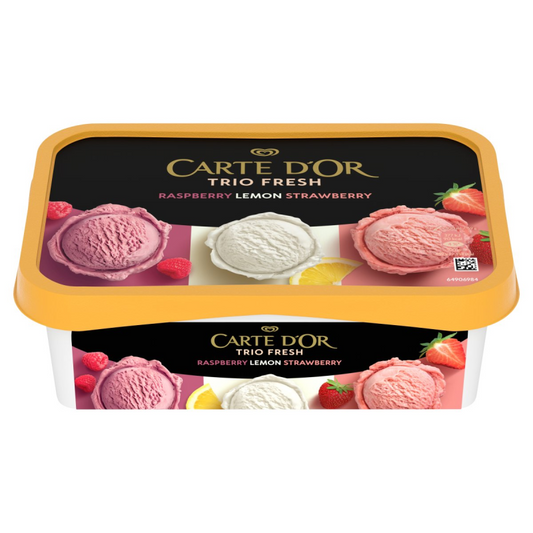 Carte d'Or jégkrém 1 l Trio Fresh (málna-citrom-eper)