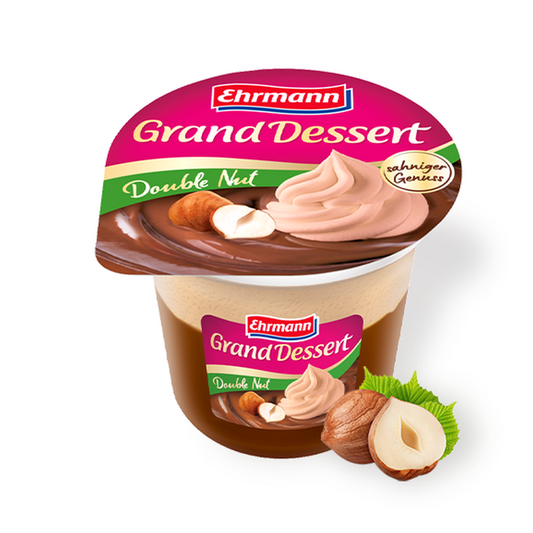 Ehrmann Grand Dessert 190 g dupla mogyorós