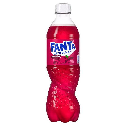 Fanta Zero málna szénsavas üdítőital 0,5 l édesítőszerekkel