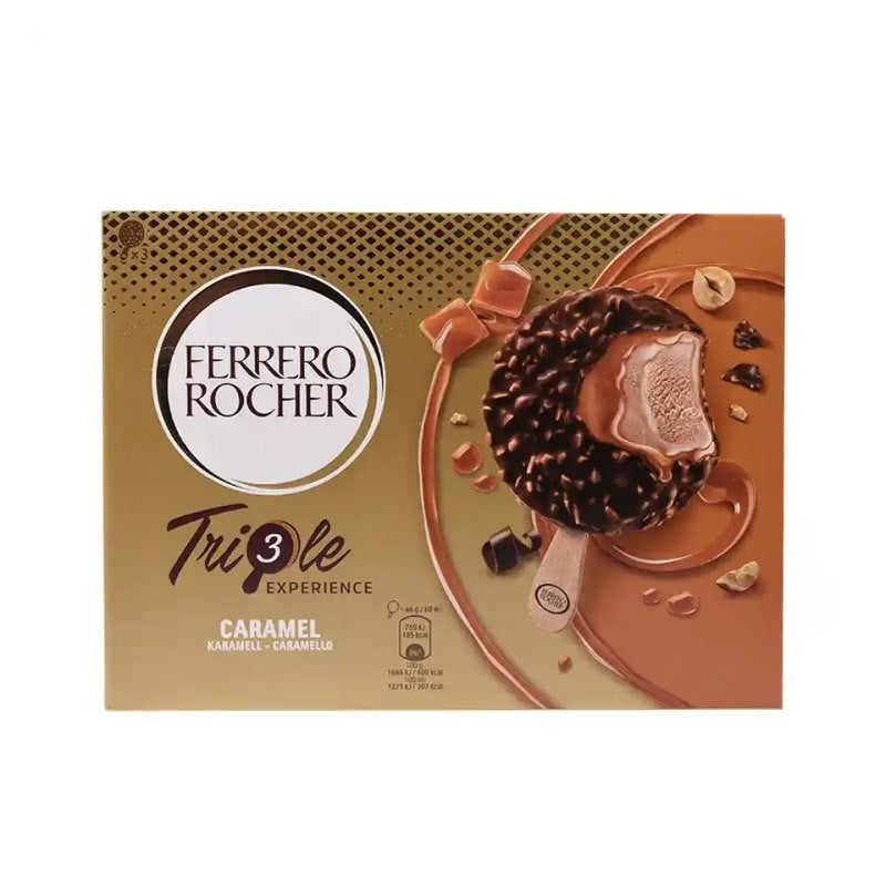Ferrero Rocher Triple Caramel pálcikás jégkrém 3x46 g