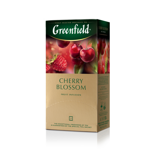 Greenfield tea gyümölcstea keverék 25x2 g cherry blossom