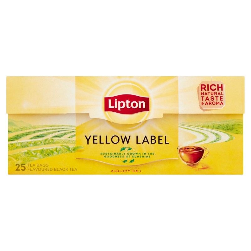 Lipton Yellow Label fekete tea 25 filteres 50 g