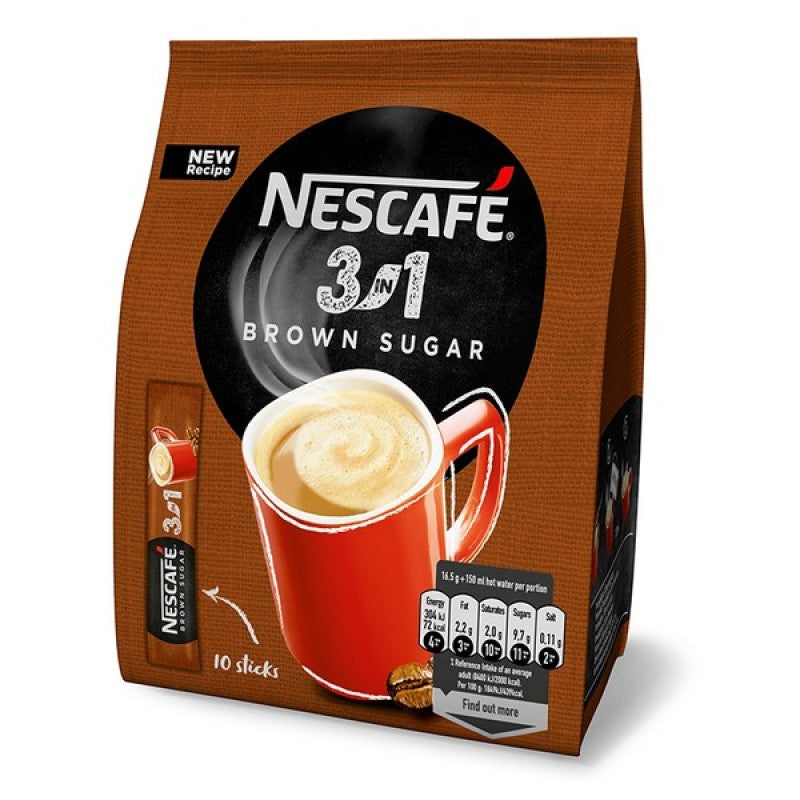 Nescafé Classic 3in1 instant kávéitalpor 10x16,5 g barna cukorral