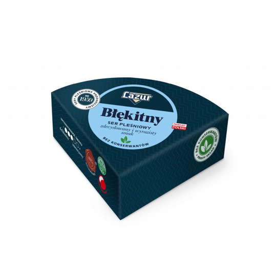 Lazur kék márványsajt negyed (kb. 0,3 kg)