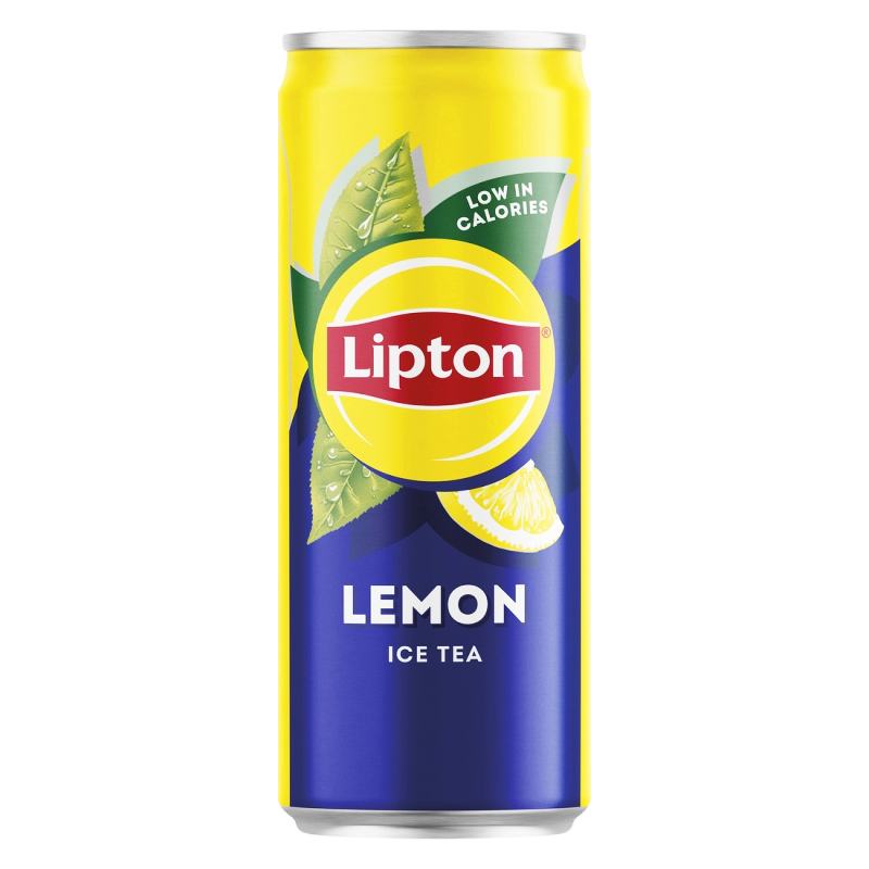 Lipton ice tea citrom ízű 0,33 l cukorral és édesítőszerrel
