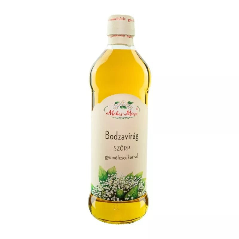 Méhes-Mézes szörp 500 ml bodzavirág gyümölcscukorral