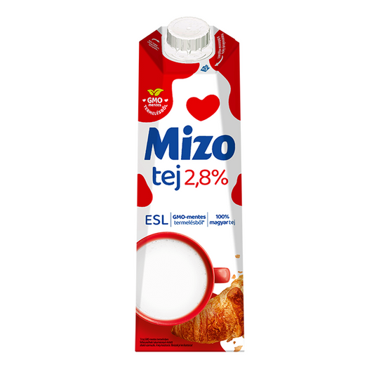 Mizo ESL félzsíros tej 2,8% 1 l