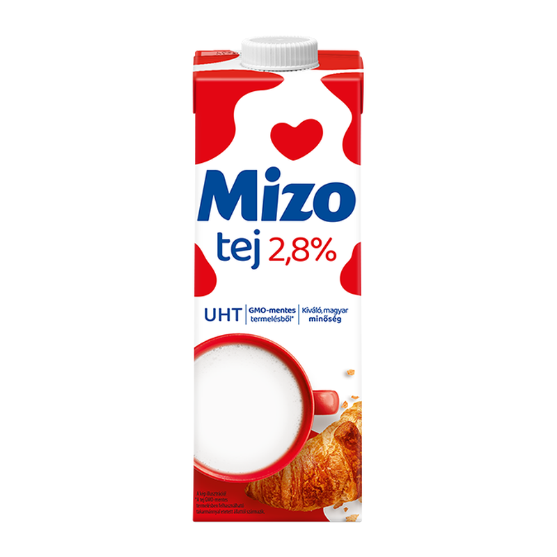 Mizo UHT tartós tej 1 l 2,8%
