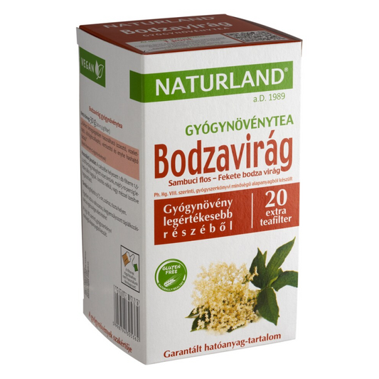Naturland Bodzavirág tea 20x1,5 g filteres