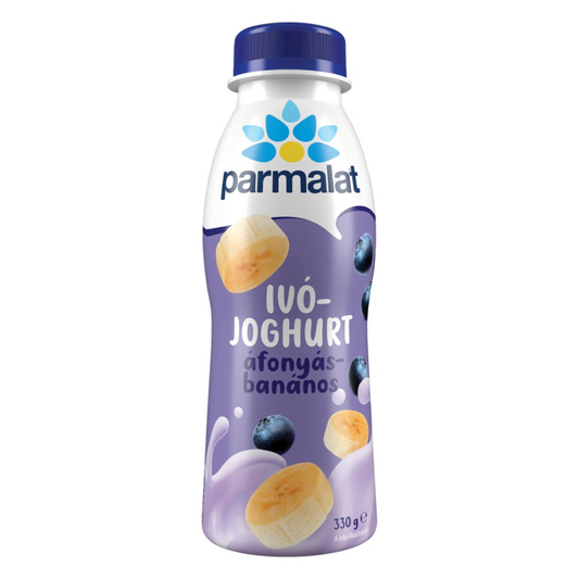 Parmalat ivójoghurt 330 g áfonyás-banános