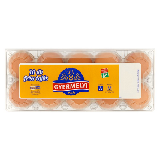 Tojás 10 db Gyermelyi M