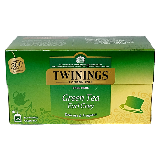Twinings zöld tea earl grey 25 filteres